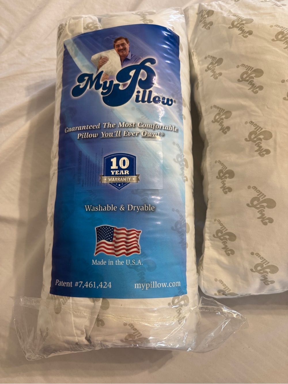 White Washable & Dryable Support Pillow